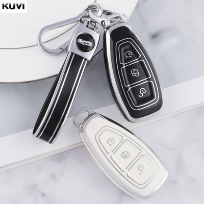 Novi TPU automobilski pametni ključ, maska za Ford Focus 3 4 ST Mondeo MK3 MK4 Fiesta Fusion Kuga Ecosport Protect Fob privjesak