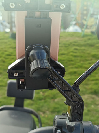 Βάση στήριξης κινητού τηλεφώνου για μοτοσικλέτα γενικής χρήσης Βάση στήριξης ποδηλάτου αλουμινίου Βάση στήριξης GPS Πλαϊνό καθρέφτη στο τιμόνι καινούργιο