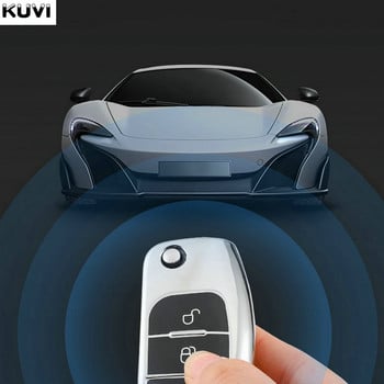 Промоция TPU Car Flip Key Case Cover Shell Fob Keychain за Ford Focus 2 MK2 Fiesta Mondeo Galaxy Falcon Territory Ecosport