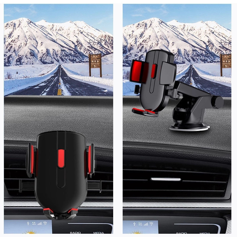 Autótelefon tartóra szerelhető állvány GPS mobil cella támogatás az iPhone 13 12 11 Pro Max X 7 8 Xiaomi Huawei Samsung telefonhoz