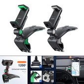 Držač za telefon u automobilu od 1200 stupnjeva Stalci za mobitele za pametne telefone Retrovizor Štitnik za sunce