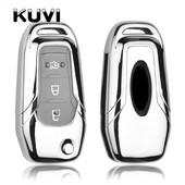 TPU preklopna futrola za ključeve s punim poklopcem, držač za Ford Fusion Fiesta Escort Mondeo Everest Ranger Focus 2 3 MK2 MK3 MK4 privjesak za ključeve