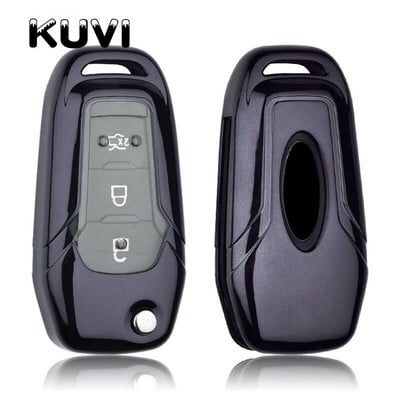 TPU preklopna futrola za ključeve s punim poklopcem, držač za Ford Fusion Fiesta Escort Mondeo Everest Ranger Focus 2 3 MK2 MK3 MK4 privjesak za ključeve