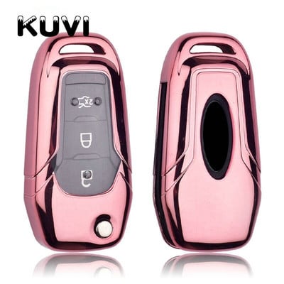 TPU preklopna futrola za ključeve s punim poklopcem, držač za Ford Fusion Fiesta Escort Mondeo Everest Ranger Focus 2 3 MK2 MK3 MK4 privjesak za ključeve