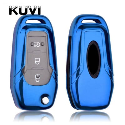 TPU preklopna futrola za ključeve s punim poklopcem, držač za Ford Fusion Fiesta Escort Mondeo Everest Ranger Focus 2 3 MK2 MK3 MK4 privjesak za ključeve