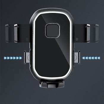 1PC Нова поддържаща скоба CellPhone Gravity Auto Phone Holder Държач за автомобилен телефон Стойка за щипка за завъртане на 360 вентилационни отвори