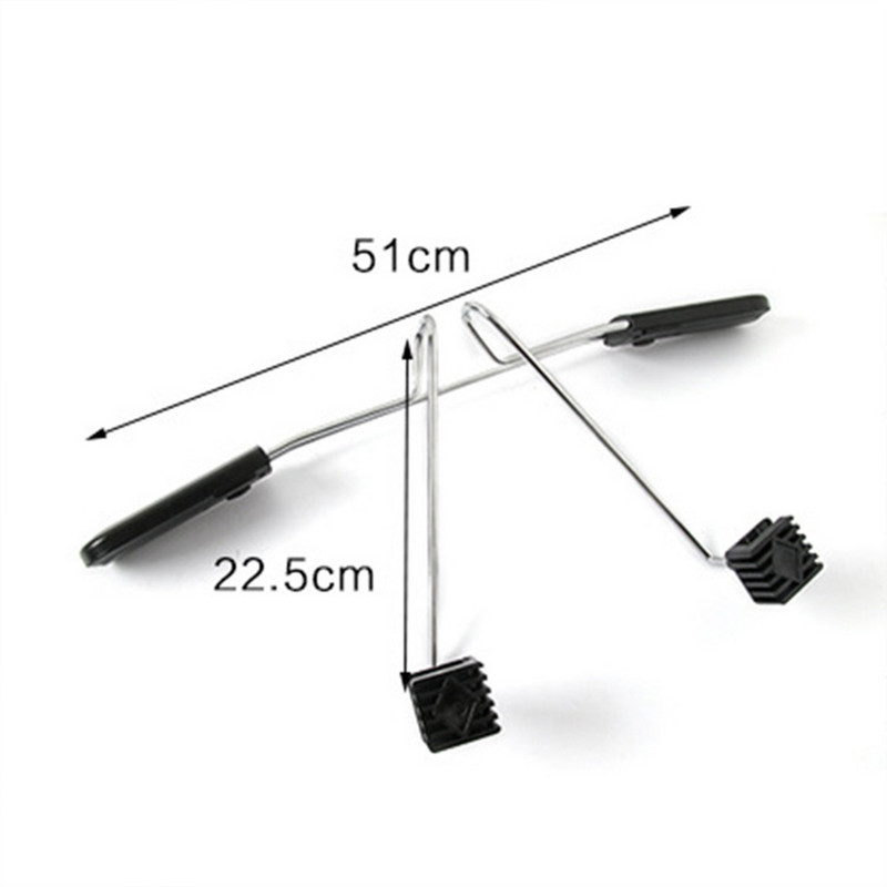 Cuier pentru haine pentru haine pentru scaunul din spate Tetiera telescopică din oțel inoxidabil pentru haine Costume pentru cămașă Suport pentru jachetă Suport pentru cuier automat