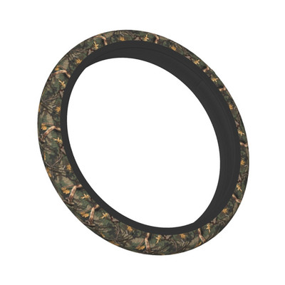 38 cm-es kormánykerék borítása Real Tree Camouflage Camo univerzális autóstílusú színes autótartozékok