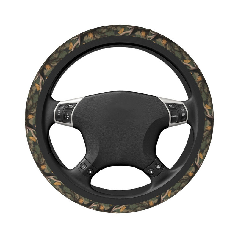 38 cm-es kormánykerék borítása Real Tree Camouflage Camo univerzális autóstílusú színes autótartozékok