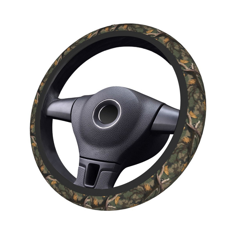 38 cm-es kormánykerék borítása Real Tree Camouflage Camo univerzális autóstílusú színes autótartozékok