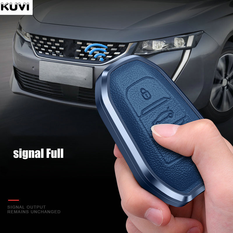 Kožna torbica za automobilske pametne ključeve od legure, poklopac za Peugeot 308 3008 508 5008 408 4008 208 301 407 za Citroen C4 C6 C3-XR Picasso DS