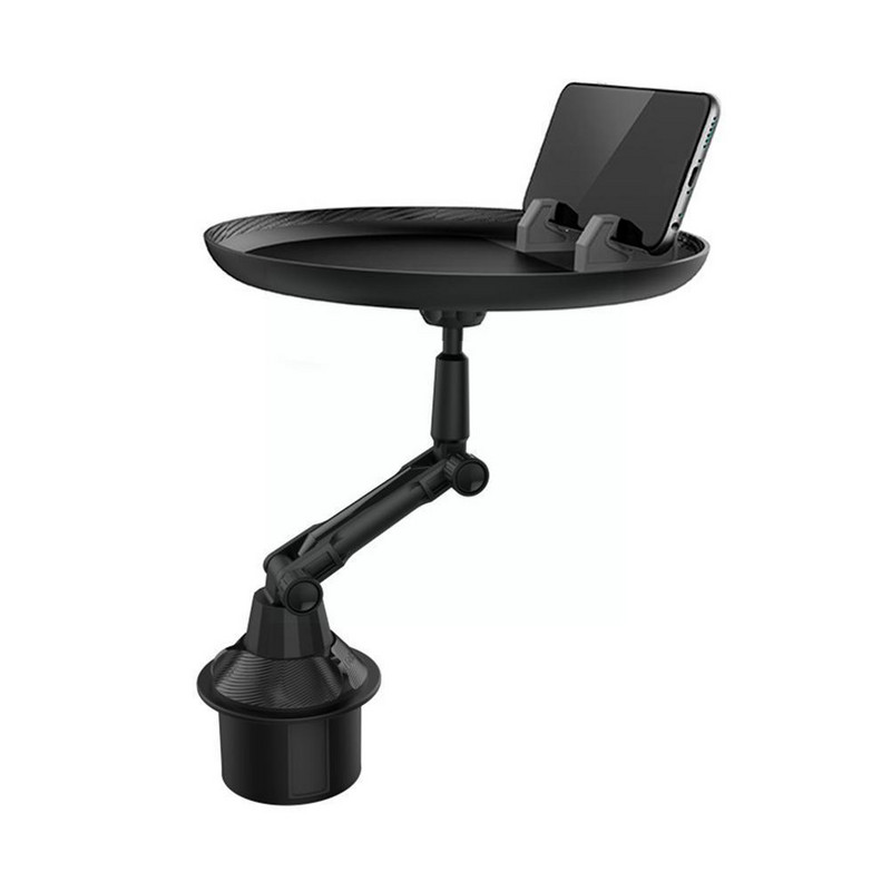 Suport pentru tavă pentru mașină, inserție reglabilă la 360 de grade, suport pentru pahare, mașină cu masă de sufragerie, suport pliabil pentru tavă pentru telefon, anti-alunecare