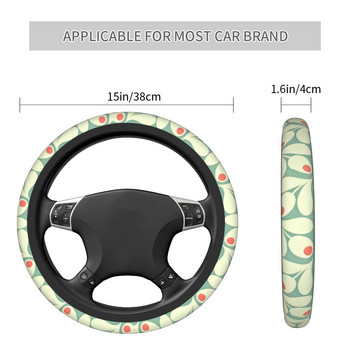 37-38 Капак за волан на автомобил Orla Kiely Anti-slip Simplicity Car-styling Elastische Car Accessories