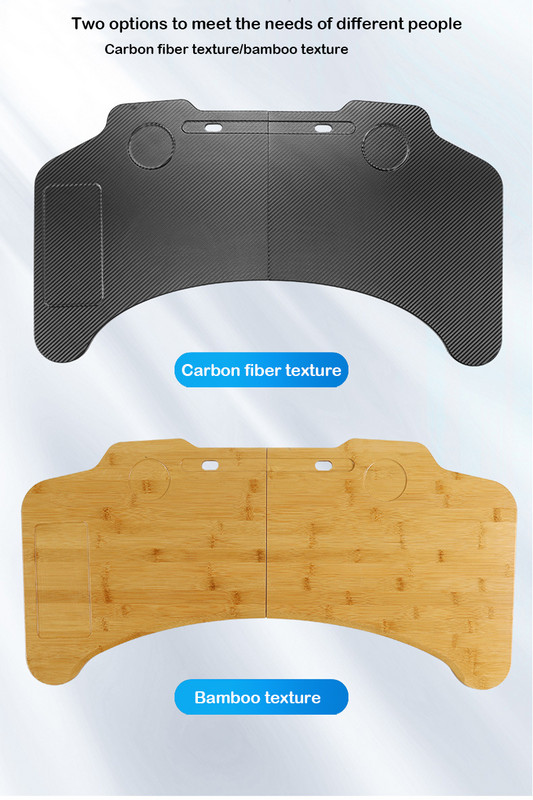 Tesla Model 3 Model Y anglies pluošto medienos grūdų sulankstomas automobilio vairas nešiojamasis kompiuteris darbinis pietų padėklo stalas