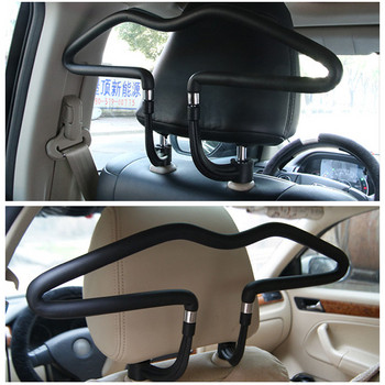 OUIO 1Pcs Автомобилна облегалка за глава от неръждаема стомана закачалка за палто за Toyota Corolla RAV4 Subaru XV Chevrolet Cruze Aveo sail Saab Dacia Duster