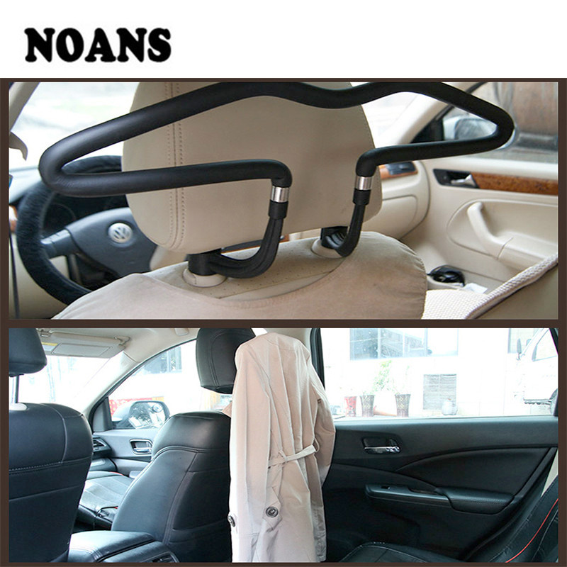 Autó hátsó ülés fejtámla puha PVC kabátakasztók VW Polo Toyota Corolla Mercedes W210 W203 Saab Renault Dacia Autó tartozékok