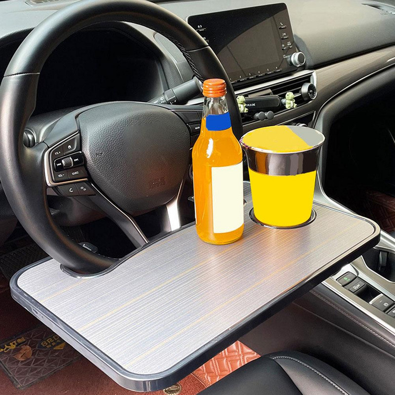 Multi-funcțional Volan Mașină Carte de masă Placă de luat masa Suport pentru banc de lucru Raft pentru computer Suport pentru tavă