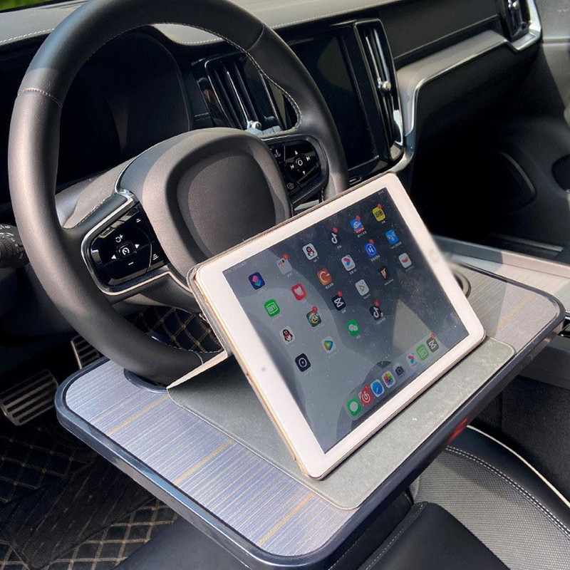 Multi-funcțional Volan Mașină Carte de masă Placă de luat masa Suport pentru banc de lucru Raft pentru computer Suport pentru tavă