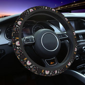 38 cm Husa Volan Auto Curcubeu Colorat Elastic Decorare Auto Accesorii Colorate Volan