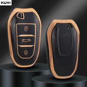 TPU automobilio nuotolinio valdymo pulto rakto dėklo dangtelis, skirtas Peugeot 2008 3008 4008 5008 308 408 508 Citroen C1 C2 C4 C6 C3-XR Picasso Grand DS3 DS5