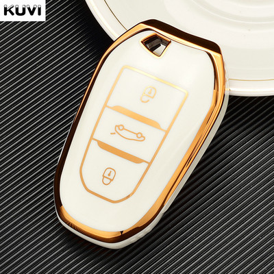 TPU automobilio nuotolinio valdymo pulto rakto dėklo dangtelis, skirtas Peugeot 2008 3008 4008 5008 308 408 508 Citroen C1 C2 C4 C6 C3-XR Picasso Grand DS3 DS5