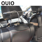 OUIO Autó hátsó ülés fejtámla rozsdamentes acél ruhaakasztó Citroen C4 C5 Hyundai Solaris I30 Ix35 Creta Ford Fiesta Fusion Opelhez