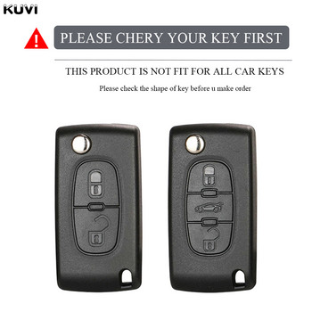 Нов калъф за дистанционни ключове от TPU за Peugeot 107 207 307 308 407 607 3008 5008 за Citroen Xsara Picasso C5 C6 C8 без ключ
