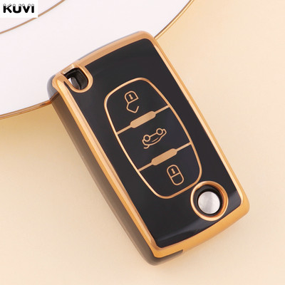 Carcasa TPU pentru cheie pentru telecomandă pentru Peugeot 107 207 307 308 407 607 3008 5008 pentru Citroen Xsara Picasso C5 C6 C8 fără cheie