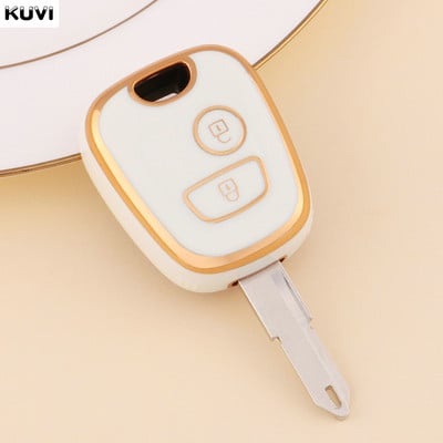 Naujas TPU automobilio nuotolinio valdymo pulto rakto dėklo dangtelis, skirtas Peugeot 106 107 206 207 306 307 406 407, skirtas Citroen C1 C4 Protector Fob priedams