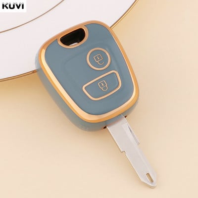 Naujas TPU automobilio nuotolinio valdymo pulto rakto dėklo dangtelis, skirtas Peugeot 106 107 206 207 306 307 406 407, skirtas Citroen C1 C4 Protector Fob priedams