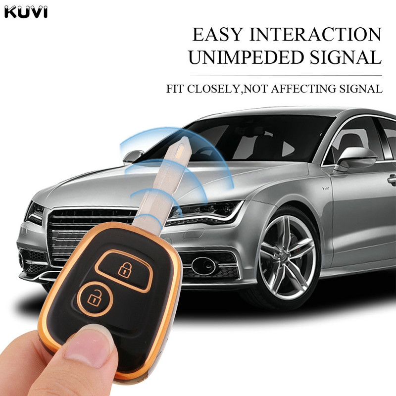 Naujas TPU automobilio nuotolinio valdymo pulto rakto dėklo dangtelis, skirtas Peugeot 106 107 206 207 306 307 406 407, skirtas Citroen C1 C4 Protector Fob priedams