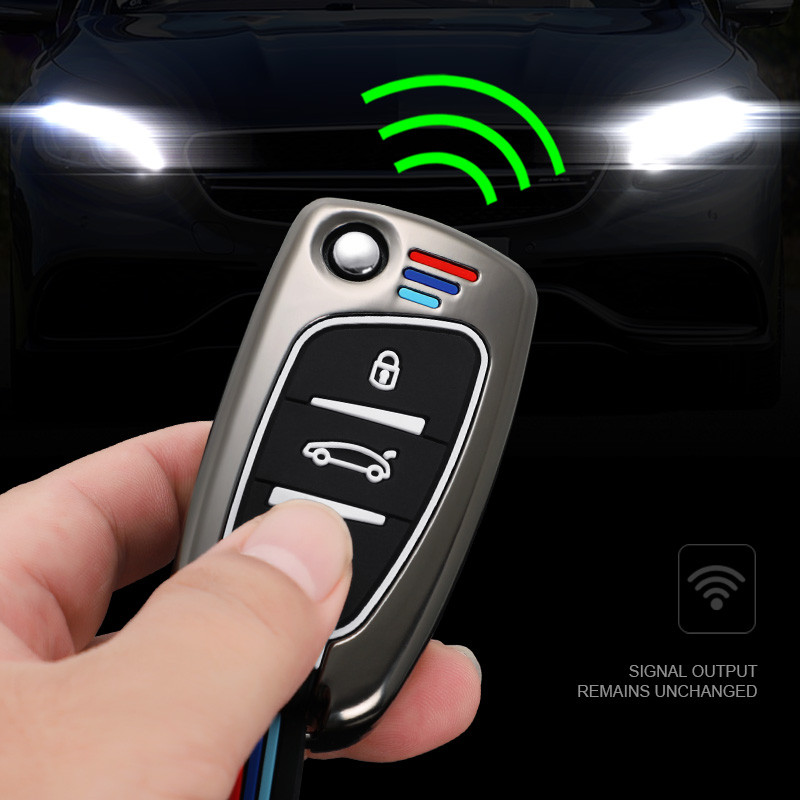 Cinko lydinio automobilio raktų dėklo dangtelis, skirtas Citroen C1 C2 C3 C4 C5 XSARA PICA, skirtas Peugeot 306 407 807 DS DS3 DS4 DS5 DS6