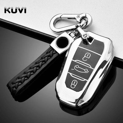 Minkštas TPU automobilio nuotolinio valdymo pulto dėklo dangtelis, skirtas Peugeot 308 408 508 2008 3008 4008 5008 Citroen C4 C4L C6 C3-XR Picasso DS3 DS4 DS5