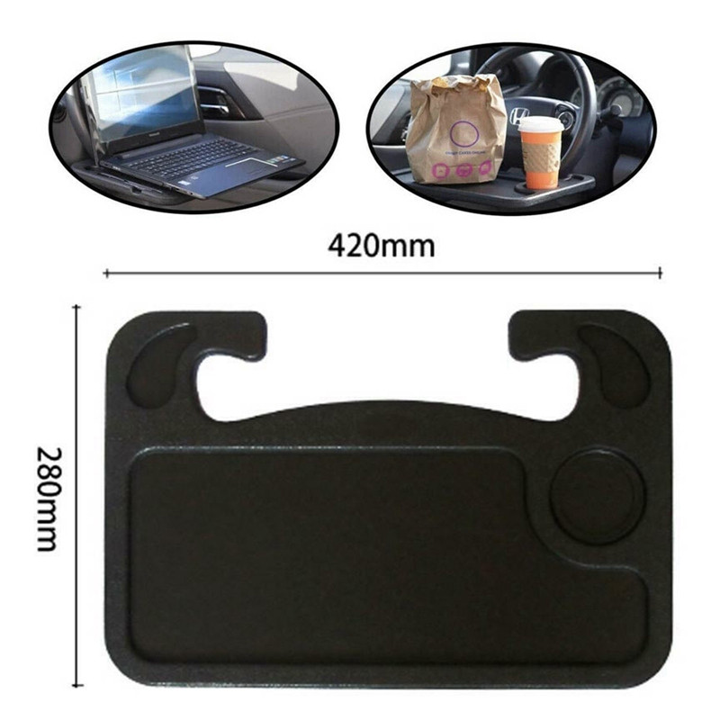 1 vnt 42 * 28 cm automobilio vairo nešiojamojo kompiuterio laikiklio stalo padėklas, skirtas automatiniam daugiafunkciam maisto valgomojo skaitymo rašymo stovo laikikliui