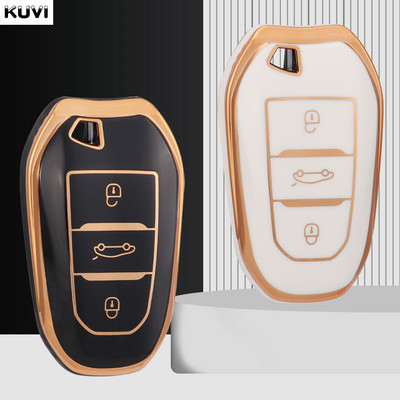 TPU autós távirányító kulcstartó burkolata Peugeot 2008 3008 4008 5008 308 408 508 Citroen C1 C2 C4 C6 C3-XR Picasso Grand DS3 DS5