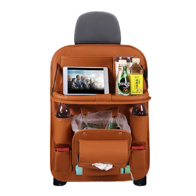 Automobilio laikiklis Automobilinės kėdutės Tvarkyklės stalo padėklas su planšetinio kompiuterio padėklu ir šiukšlių kišene 10 kišenių vandeniui atsparūs kelionių priedai