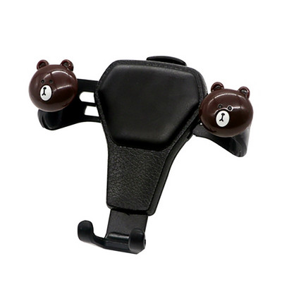 Gravity autós tartó telefonhoz Air Vent Clip rögzíthető mobil cellás állvány okostelefonhoz GPS támogatás iPhone 13 12 Xiaomi Samsung telefonhoz