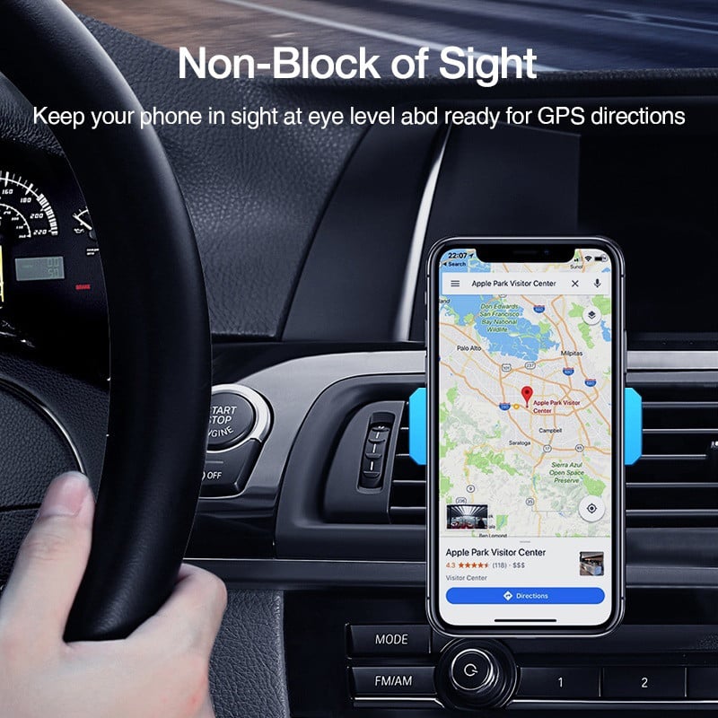 Automobilinio telefono laikiklis oro ventiliacijos laikiklis Universalus automobilinis laikiklis mobiliajam telefonui automobiliniame mobiliojo telefono laikiklio stovas skirtas 4-6 colių