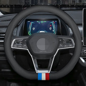 38 cm husă universală pentru volan auto DIY anti-alunecare pentru toate anotimpurile capac pentru volan auto Accesorii auto