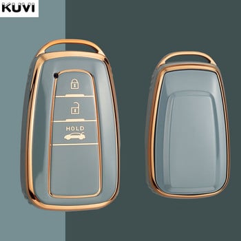 Моден TPU калъф за дистанционен ключ за кола Cover Shell Fob за Toyota Corolla Prius Camry CHR C-HR RAV4 Altis Land Cruiser Prado Keyless