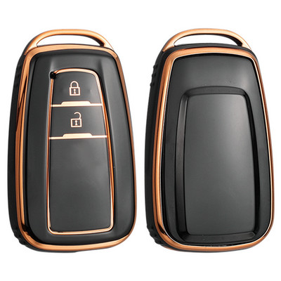 Madingas TPU automobilio nuotolinio valdymo pulto rakto dėklo dangtelis, skirtas Toyota Corolla Prius Camry CHR C-HR RAV4 Altis Land Cruiser Prado be raktų