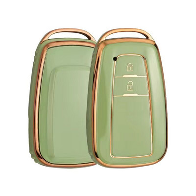 Madingas TPU automobilio nuotolinio valdymo pulto rakto dėklo dangtelis, skirtas Toyota Corolla Prius Camry CHR C-HR RAV4 Altis Land Cruiser Prado be raktų