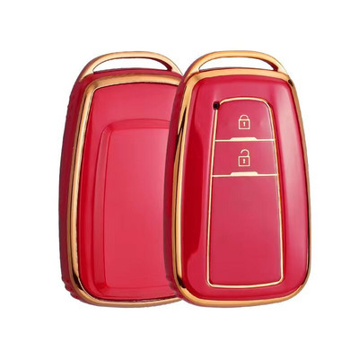 Madingas TPU automobilio nuotolinio valdymo pulto rakto dėklo dangtelis, skirtas Toyota Corolla Prius Camry CHR C-HR RAV4 Altis Land Cruiser Prado be raktų