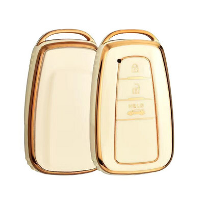 Madingas TPU automobilio nuotolinio valdymo pulto rakto dėklo dangtelis, skirtas Toyota Corolla Prius Camry CHR C-HR RAV4 Altis Land Cruiser Prado be raktų