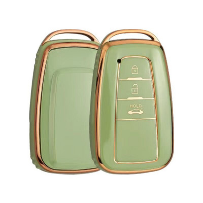 Madingas TPU automobilio nuotolinio valdymo pulto rakto dėklo dangtelis, skirtas Toyota Corolla Prius Camry CHR C-HR RAV4 Altis Land Cruiser Prado be raktų