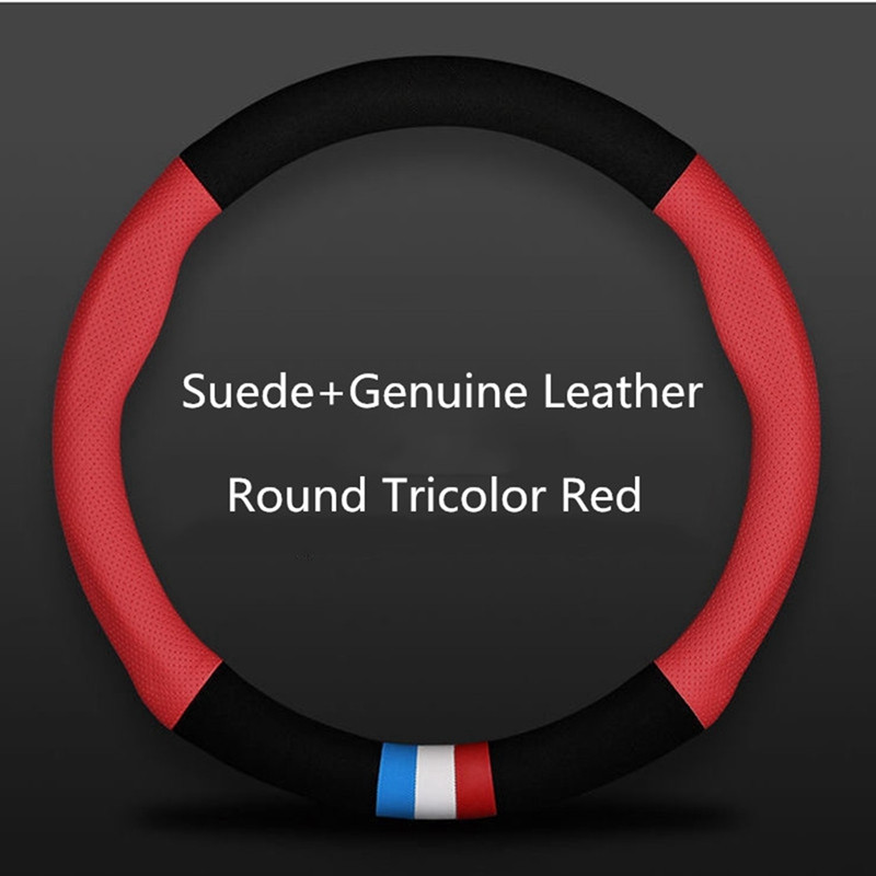 Navlaka za volan automobila antilop pletenica koja ne klizi na navlaci za volan automobila 38 cm, univerzalni dodaci za automobil