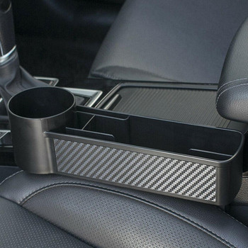 Εργαλεία αποθήκευσης αυτοκινήτου Μαύρο Auto Car Seat Seat Catcher Filler Storage Drink Stowing Τακτοποίηση Organizer SUV Pocket Holder Box Pock P2G7