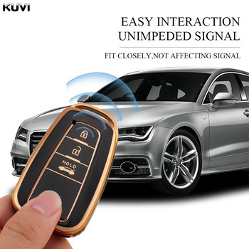 Моден TPU калъф за дистанционен ключ за кола Cover Shell Fob за Toyota Corolla Prius Camry CHR C-HR RAV4 Altis Land Cruiser Prado Keyless