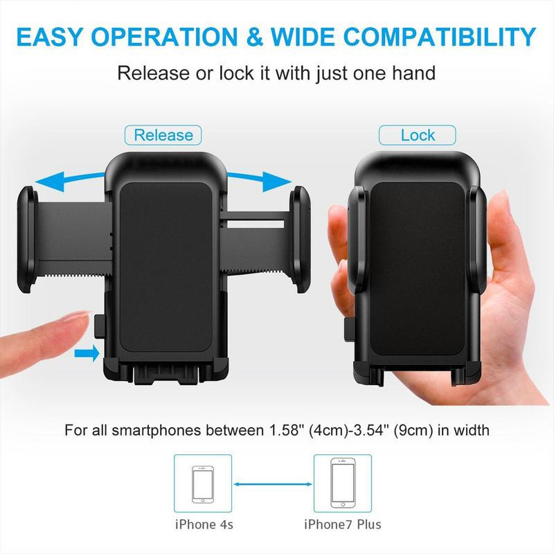 Suport pentru telefon pentru brichetă auto 3 în 1 Încărcător auto USB dublu cu detector de tensiune Suport reglabil pentru telefon mobil