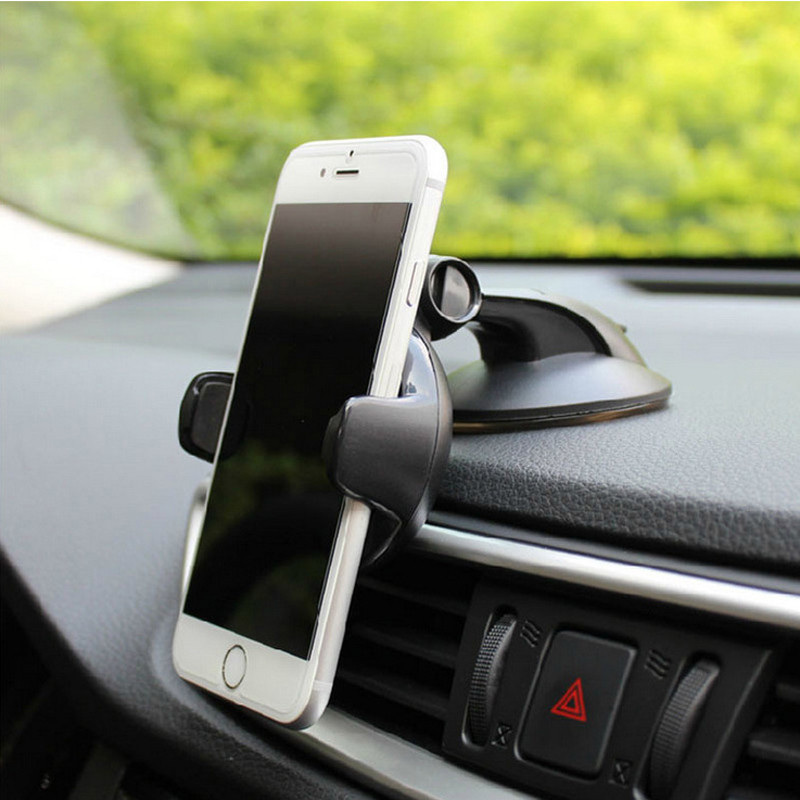 Autós kiegészítők Univerzális Mobil autótelefon tartó Szélvédő Cell Állvány Támogatás Okostelefon Mini Szívókorong Navigációs Konzol